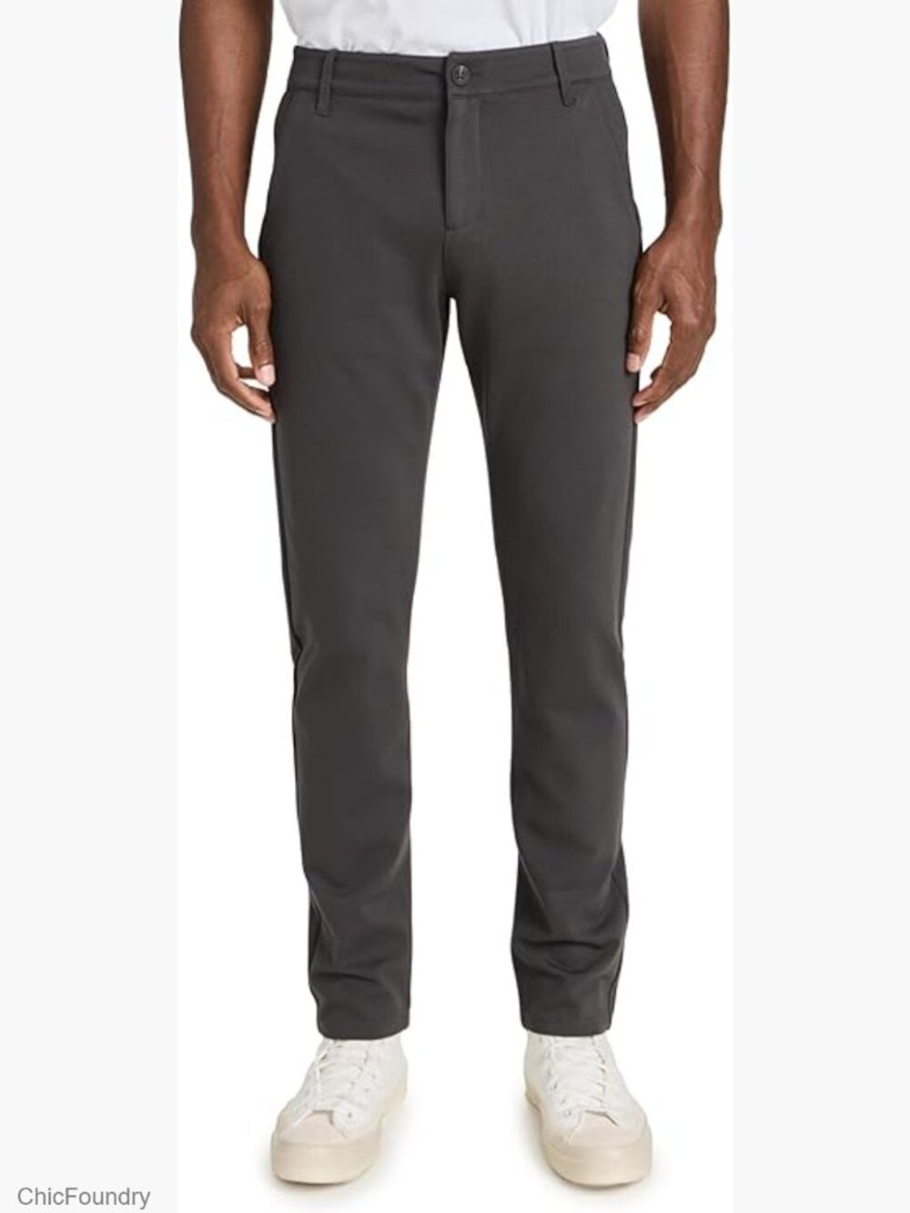 Men's Knit Trousers Stretch Rayon Blend 32" Inseam Slim Fit